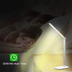 5 Lighting Mode LED Desk Lamp + Wireless Phone Charger